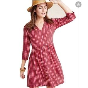 Anthropologie Maeve Gingham Dress